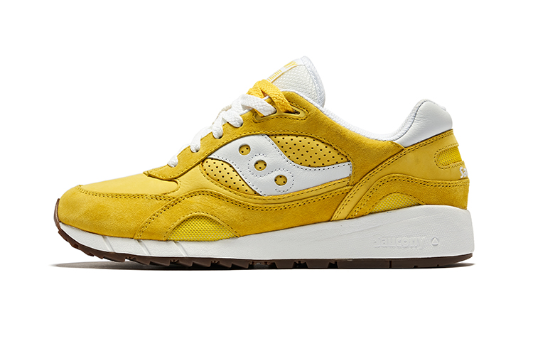 Saucony Low-Top Running Shoes Unisex Yellow White