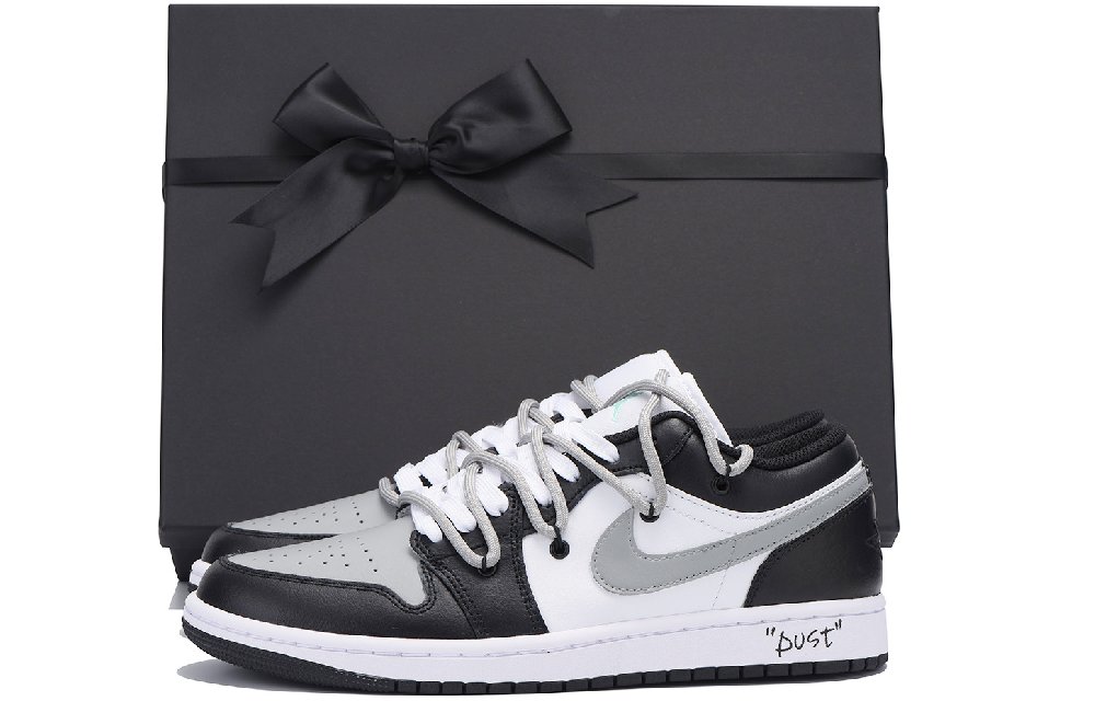 JORDAN Air JORDAN 1 Vintage Basketball Shoes Men Low-Top Gray