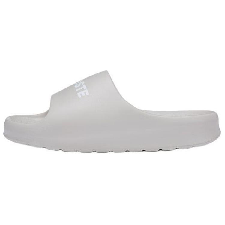 LACOSTE Slide Slippers Men's Ecru
