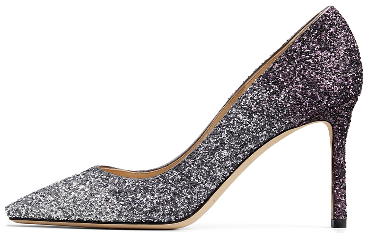 Jimmy Choo Romy 85mm Glitter-effect Pumps