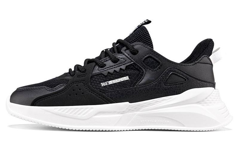 361° Slip-Resistant Breathable Lightweight Low-Top Casual Shoes Women's Black White