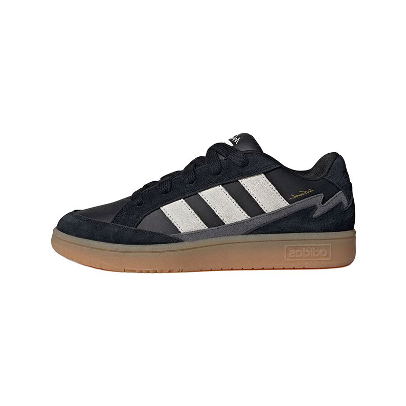 Adidas WCARD ADV Anti Slip Wear Resistant Low Top Skateboard Shoes Men's Black