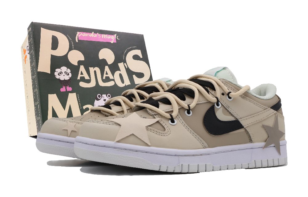 Nike Air Force 1 Low Low-Top Skateboard Shoes Women's Light Coffee