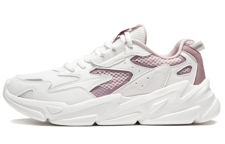 LiNing Quiet Shadow Low-Top Sports Casual Shoes Women's White Purple