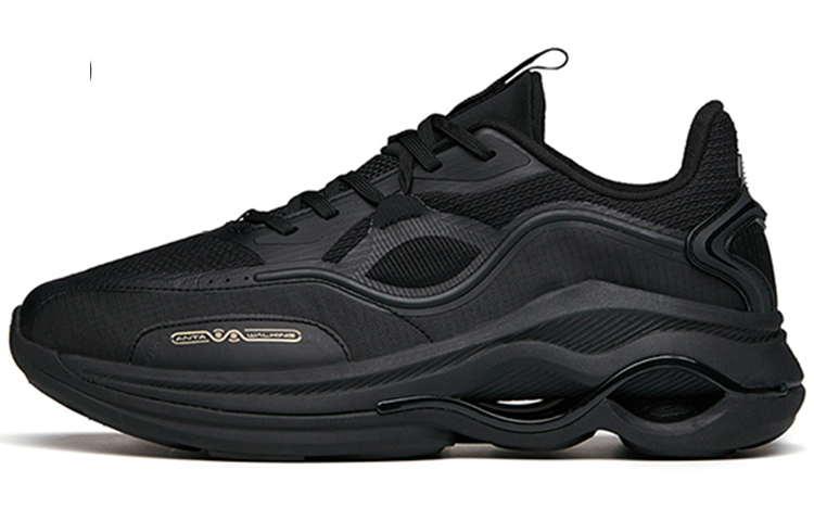 Anta Variety Training Collection Wear-resistant And Lightweight Low-Top Training Shoes Men's Black