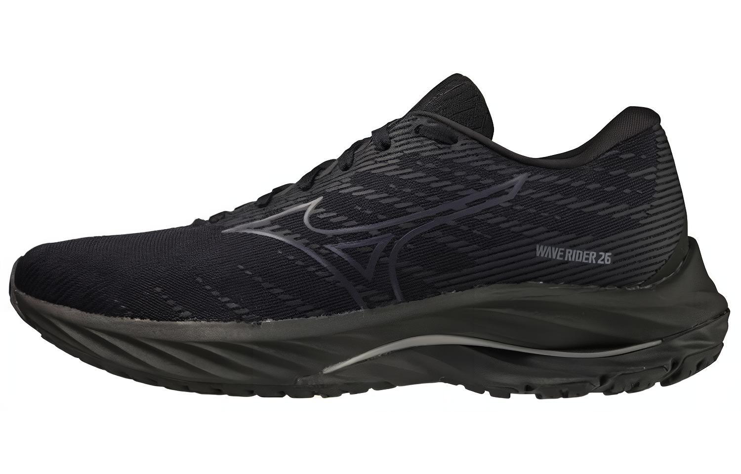 Mizuno Wave Rider 26 'Black Dark Grey' Women's