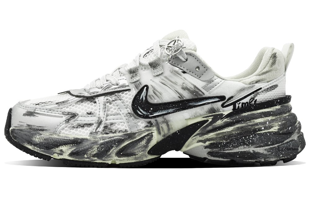 Nike V2K Run Low Top Running Shoes Women's Silver White