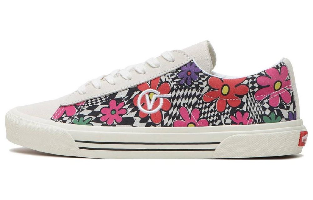 Sid Vans 'Floral Checkerboard' Women's
