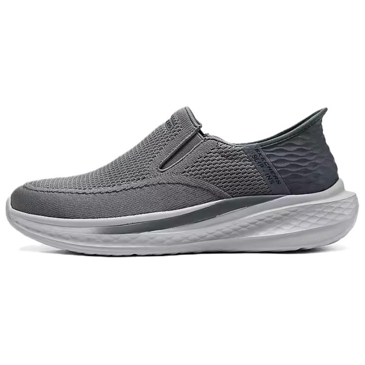 Skechers Street Slip-Resistant Breathable Supportive Lightweight Low-Top Casual Shoes Men's Gray