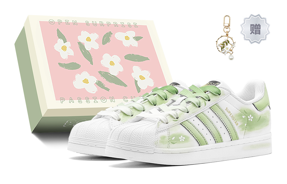 Adidas Originals Superstar Series Skateboard Shoes Unisex Low-Top White