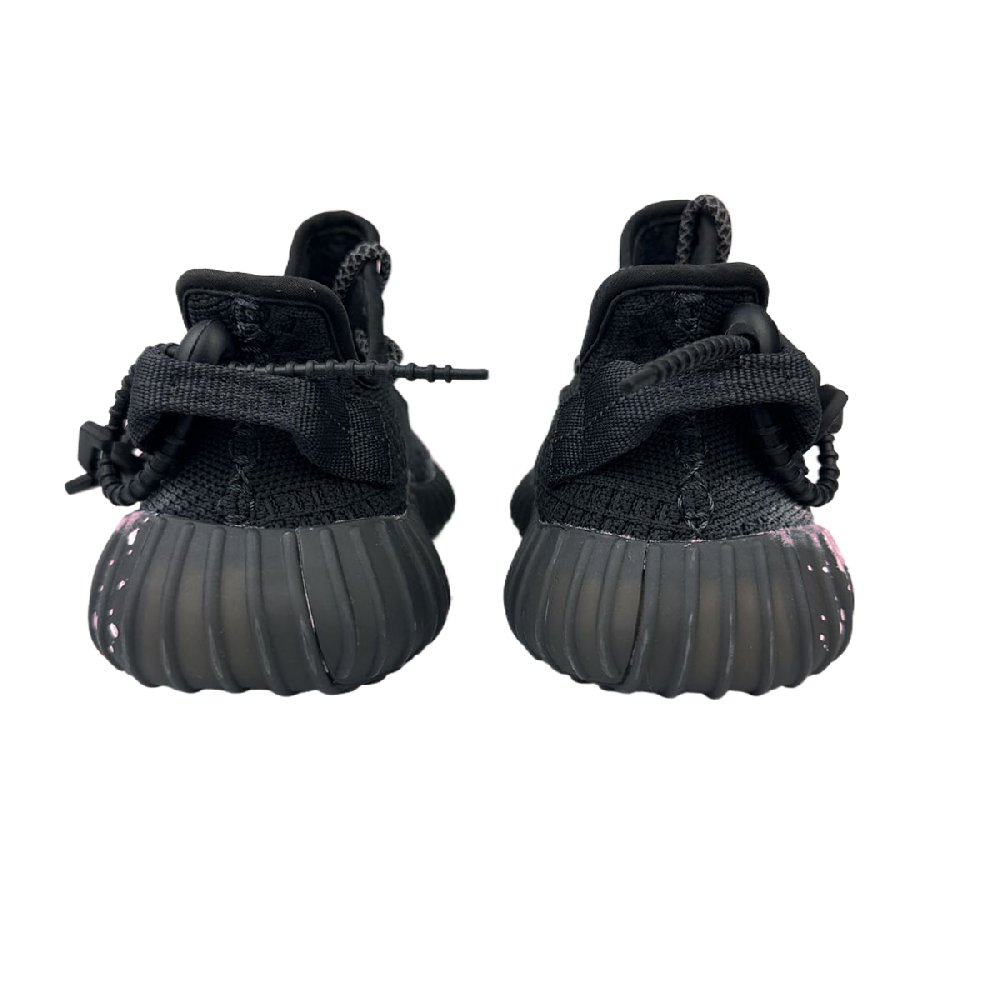 Adidas Originals Yeezy Boost 350 V2 Anti-Slip And Wear-Resistant Breathable Low-Top Casual Shoes Unisex Black Pink
