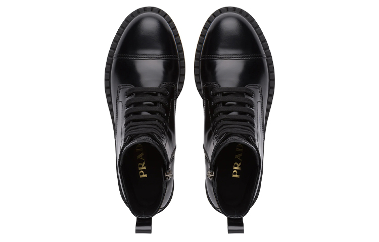 PRADA Short Mid Calf Boots Women's Black купить в интернет-магазине Yoocart с быстрой доставкой по России.