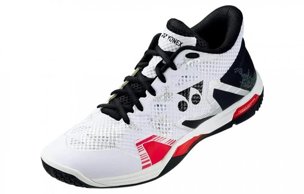 YONEX Shock Absorbers Slip Resistant Low top Badminton Shoes Unisex Black White