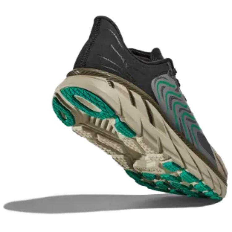 HOKA ONE ONE Clifton LS Durable Breathable Low-Top Running Shoes Men's Black