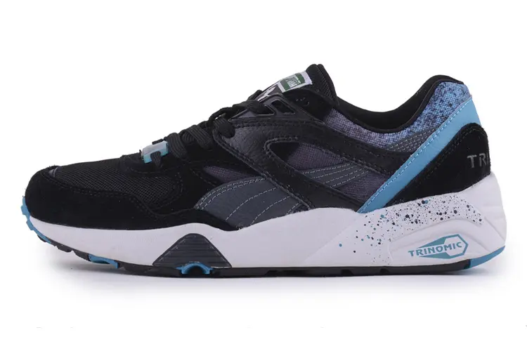 PUMA Trinomic R698 Low Top Black/White