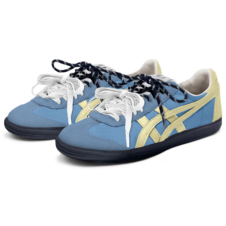 Onitsuka Tiger Tokuten Impact Resistance Low-Top Skateboard Shoes Unisex Blue Yellow