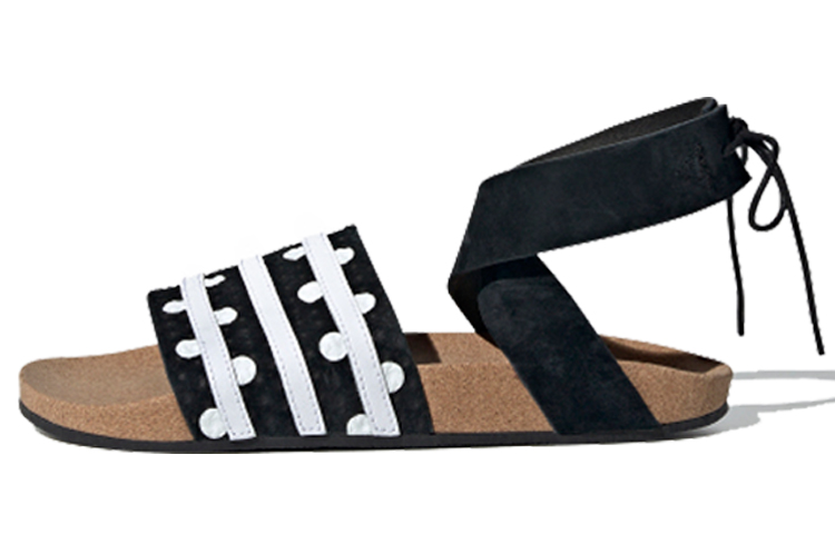 Adidas Originals Originals Adilette Ankle Wrap 'Black White' Women's