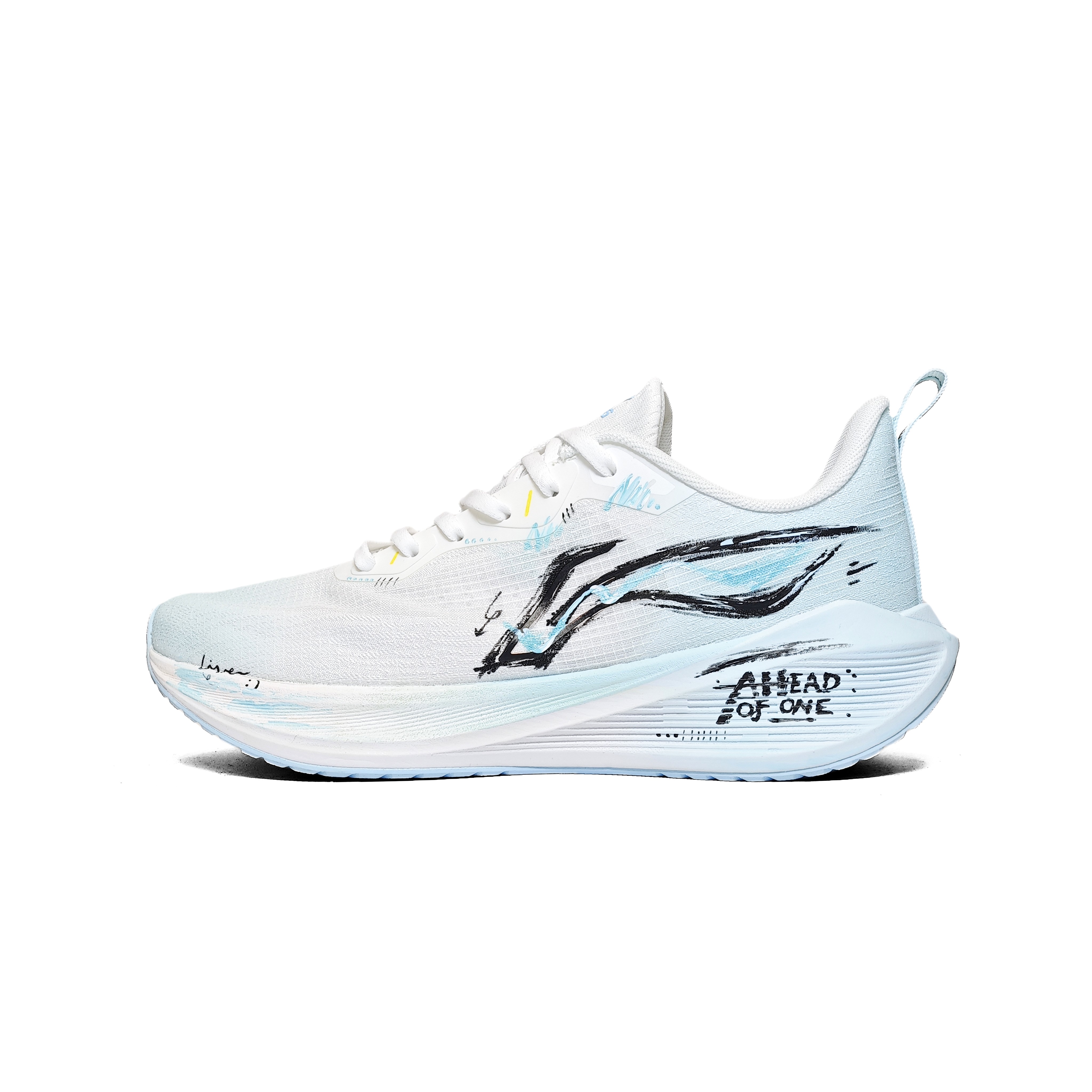 LiNing Wuyue Cushioning Abrasion Resistant Breathable Low top Casual Running Shoes Men's White