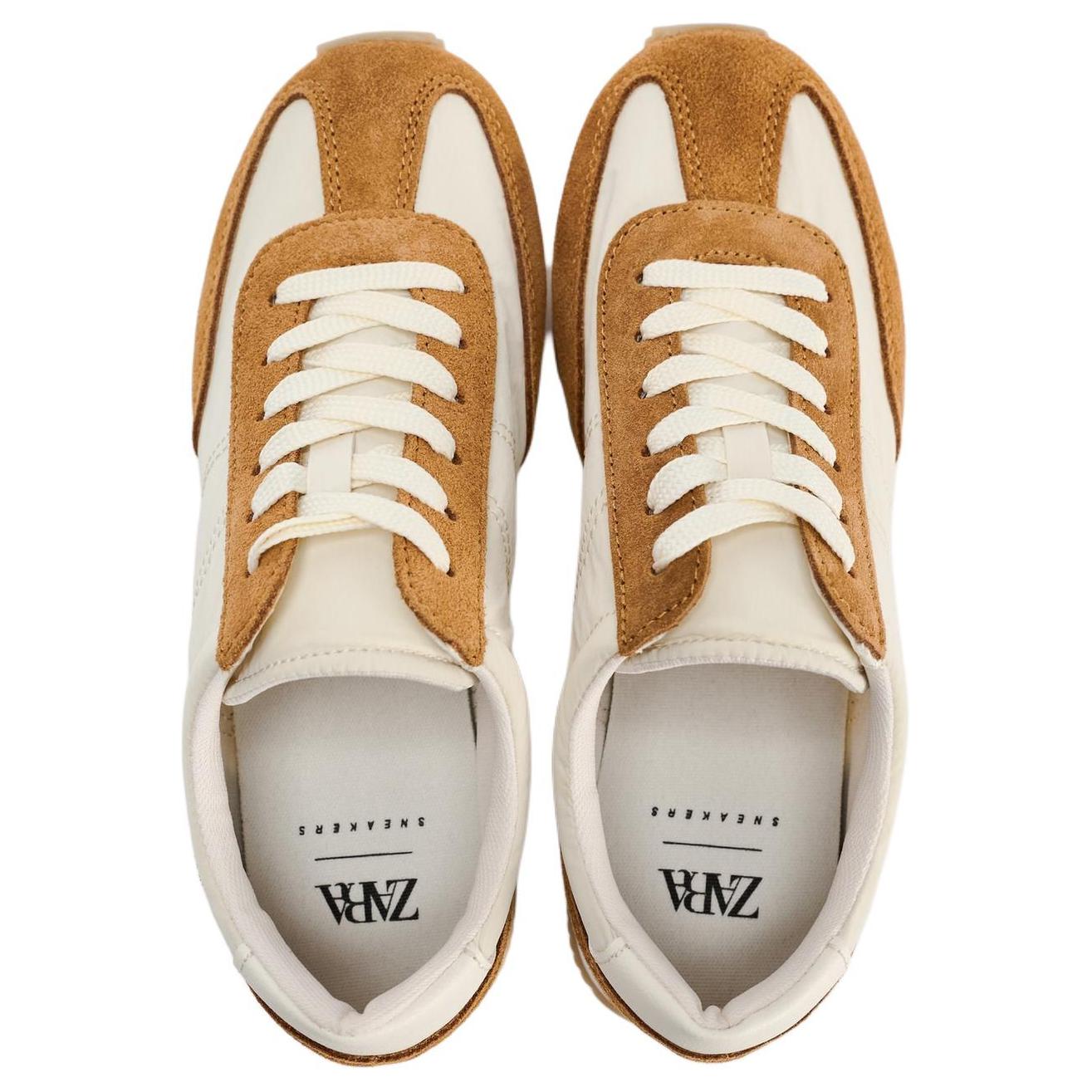 ZARA Low top Casual Shoes Women's Brown Yellow купить в интернет-магазине Yoocart с быстрой доставкой по России.