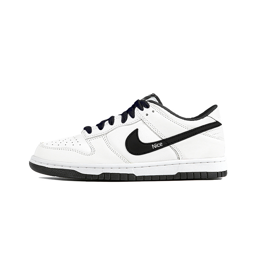 Nike Dunk Low Top Skateboard Shoes Unisex White