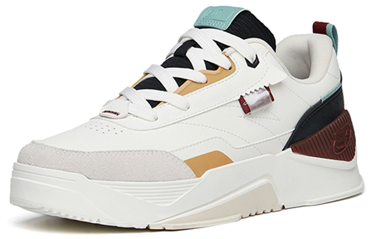 Anta Life Collection Lightweight Low-Top Skateboard Shoes Men's White Black Yellow купить в интернет-магазине Yoocart с быстрой доставкой по России.