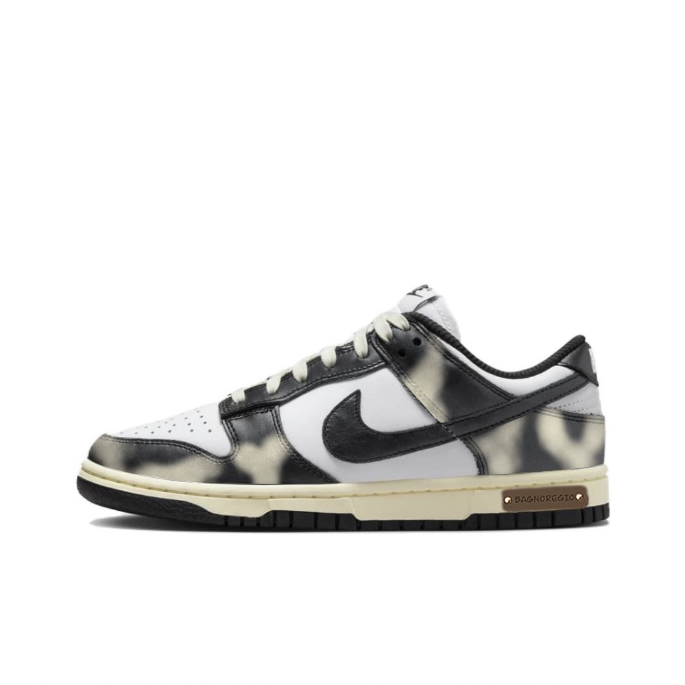 Nike Dunk Low-Top Skateboard Shoes Women's Black White