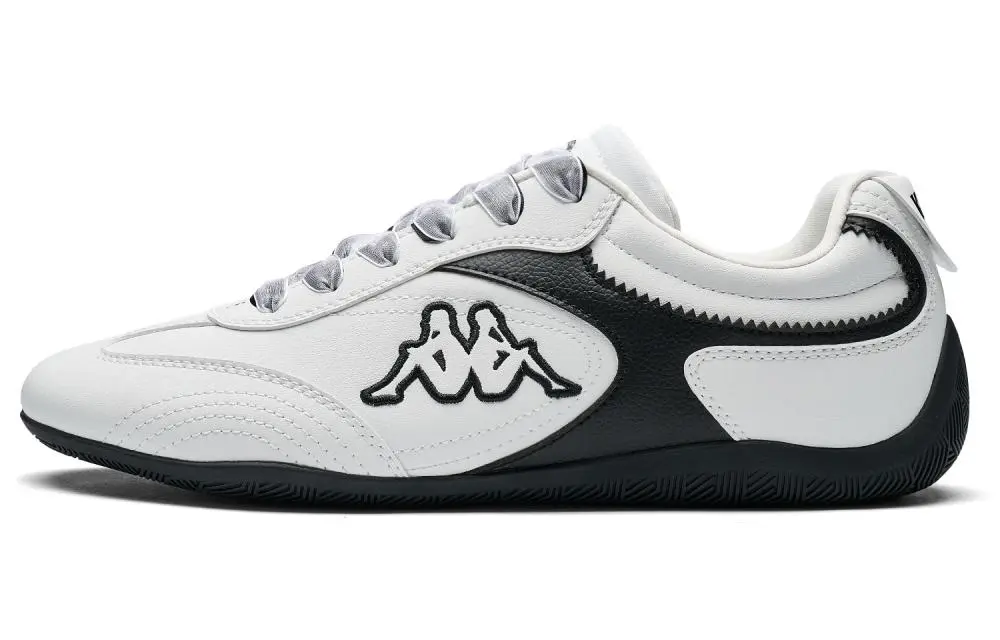 Kappa Back to Back Abrasion Resistant Low top Racing Shoes Unisex Classic White
