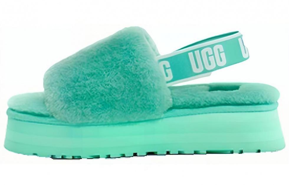 UGG DISCO Slide Stylish Sandals Women's Green