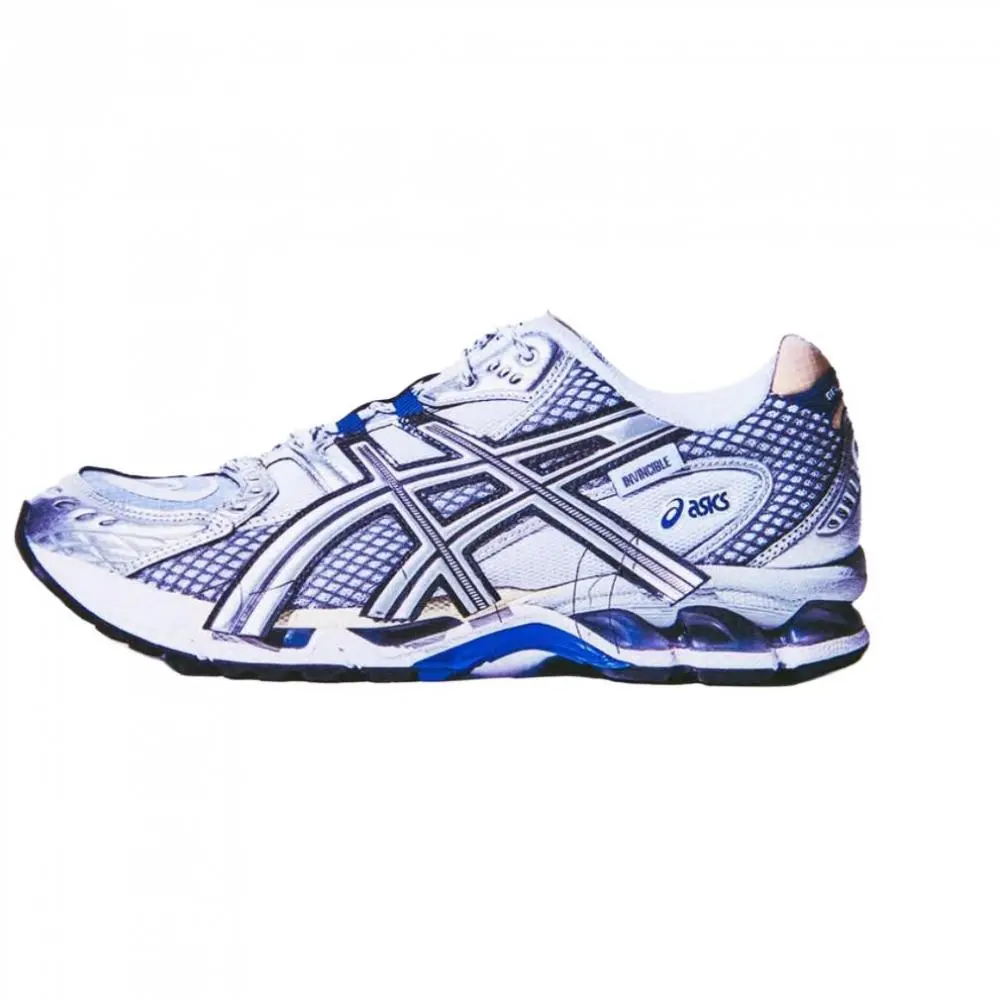 INVINCIBLE x Asics GEL Nimbus 10.1 Abrasion Resistant Low Top Running Shoes Unisex Blue White