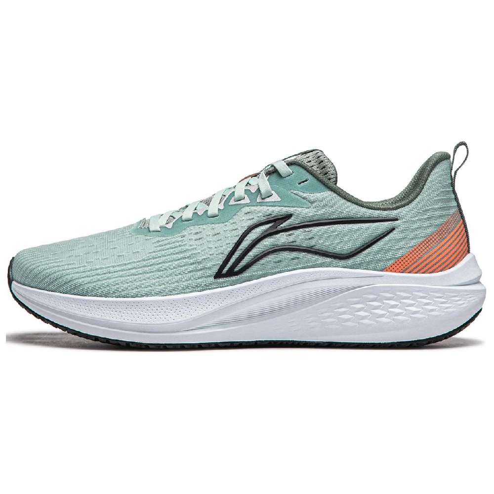 LiNing Red Hare 7 Cushioning Anti-Slip Wear-Resistant Breathable Lightweight Rebound Low-Top Running Shoes Men's Green