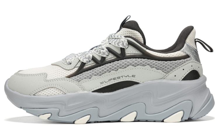 361° Cushioned Slip-Resistant Low-Top Chunky Sneakers Women's Gray