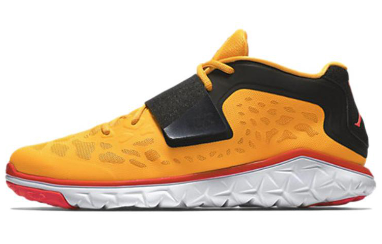 Jordan Flight Flex Trainer 2 Cushioning, Slip Resistant, And Abrasion Resistant Low Top Training Shoes Men's Yellow