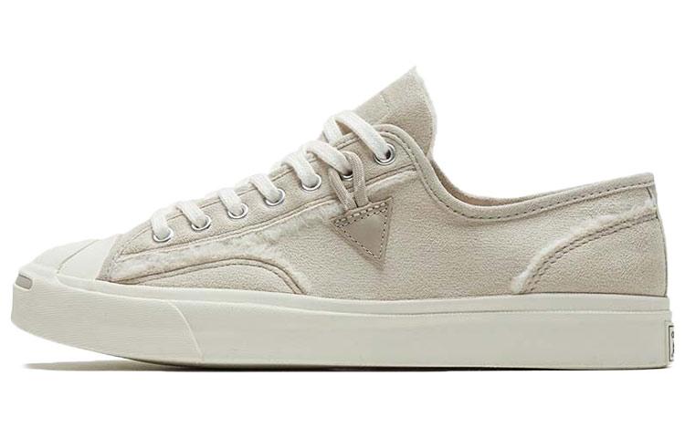 Converse Faux Fur Lined Leather Jack Purcell 'Pink/White'