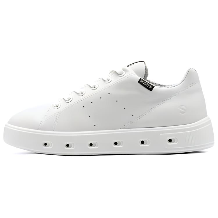 Ecco Low-Top Skateboard Shoes Women's White