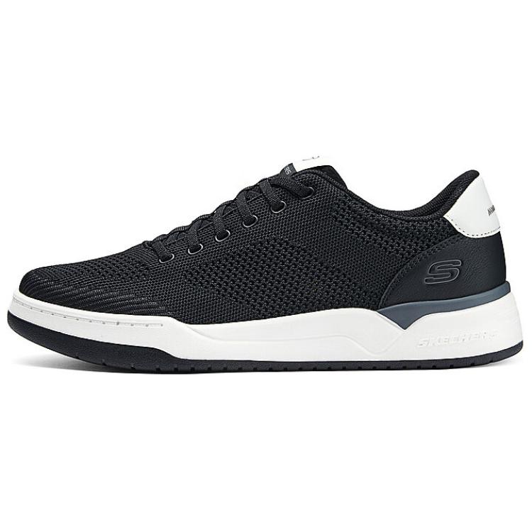 Skechers Anti-Slip Wear-Resistant Breathable Lightweight Low-Top Casual Shoes Men's Black