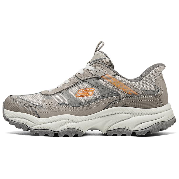 Skechers OUTDOOR Low Top Hiking Shoes Women's Gray Orange