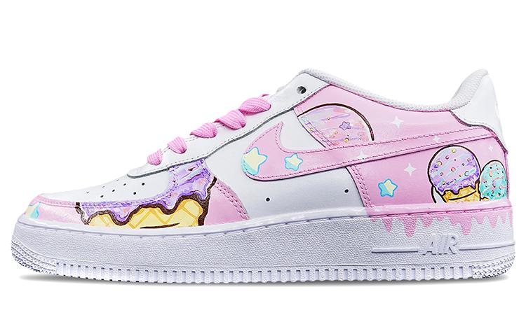 Nike Air Force 1 Air Force 1 Anti Slip Wear Resistant Low Top Skateboard Shoes Women's Pink