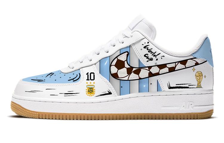 Nike Air Force 1 Skateboard Shoes Men Low-Top Blue/White