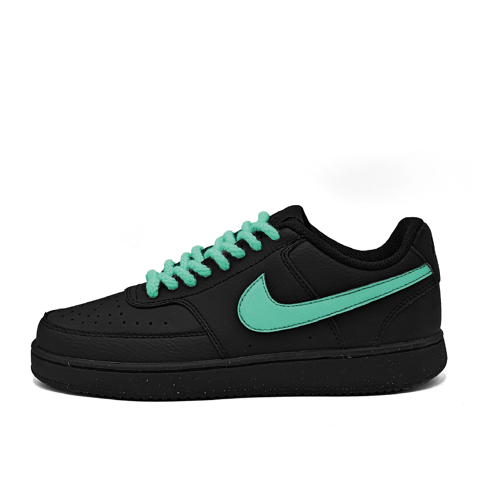Nike Court Vision Non-slip Lightweight Low-Top Skateboard Shoes Unisex Black Green