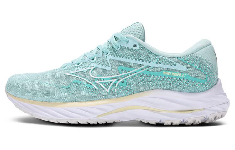 Mizuno Women's Wave Rider 27 Super Wide 'Light Green White'