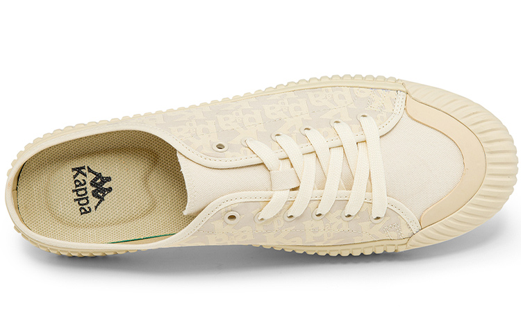 Kappa Wear-Resistant Wide Coverage Lightweight Low-Top Canvas Shoes Unisex White купить в интернет-магазине Yoocart с быстрой доставкой по России.