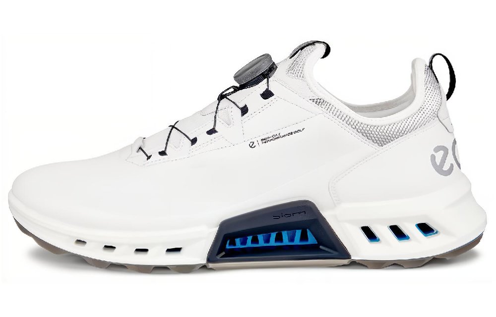 Ecco Biom C4 Slip Resistant Water Resistant Balance Low Top Casual Shoes Men's White Gray
