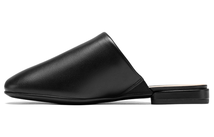 Ecco Annie Square Toe Collection Slippers Women's Black