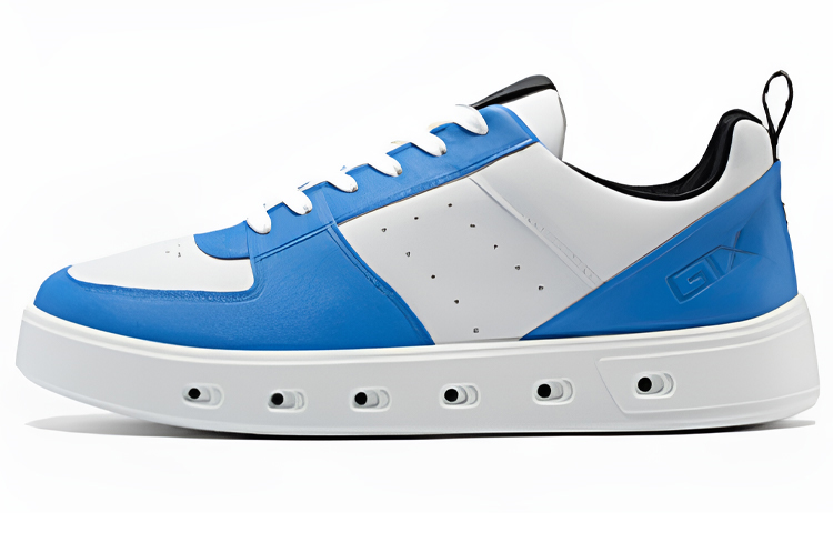 Ecco Street 720 Series Stylish Skateboarding Shoes Men's Blue White