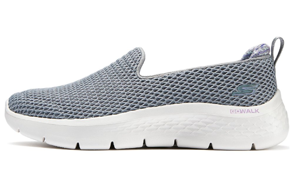 Skechers Cushioning, Wear Resistant Low Top Casual Shoes Women's Gray/Light Purple