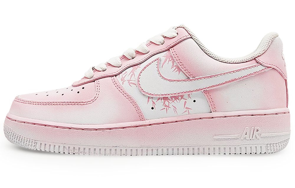 Nike Air Force 1 Anti-Slip Wear-Resistant Low-Top Skateboard Shoes Unisex Pink White