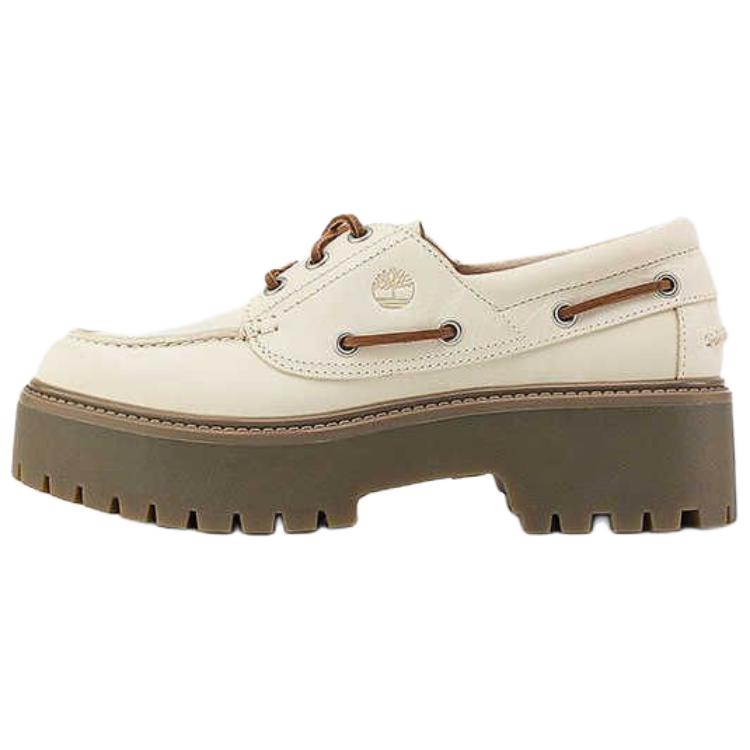 Timberland Stone Street Boat Shoes Women's White