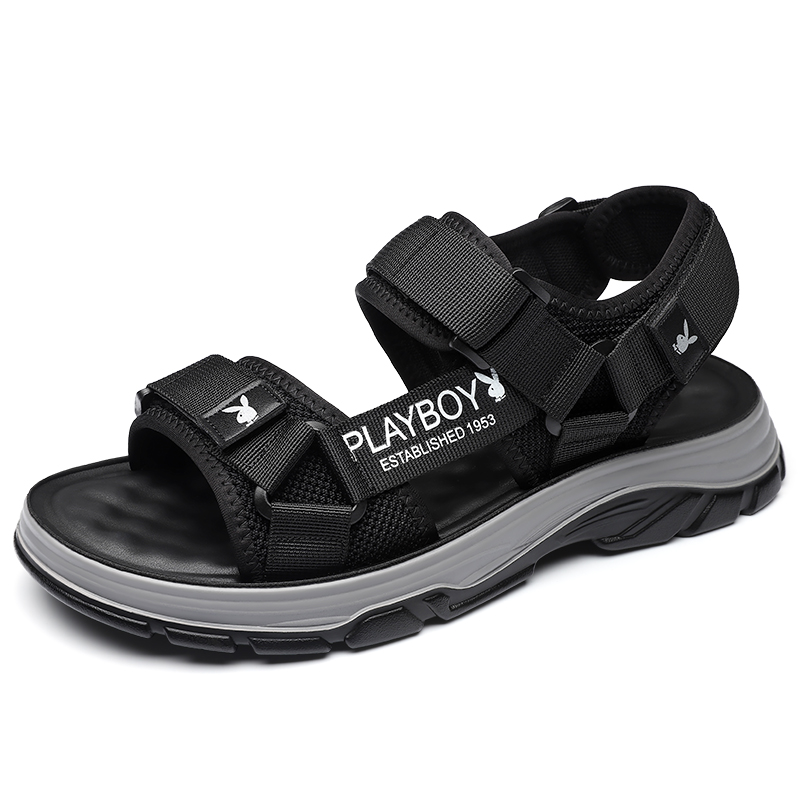 Playboy Playboy Beach Sandals Men's Black