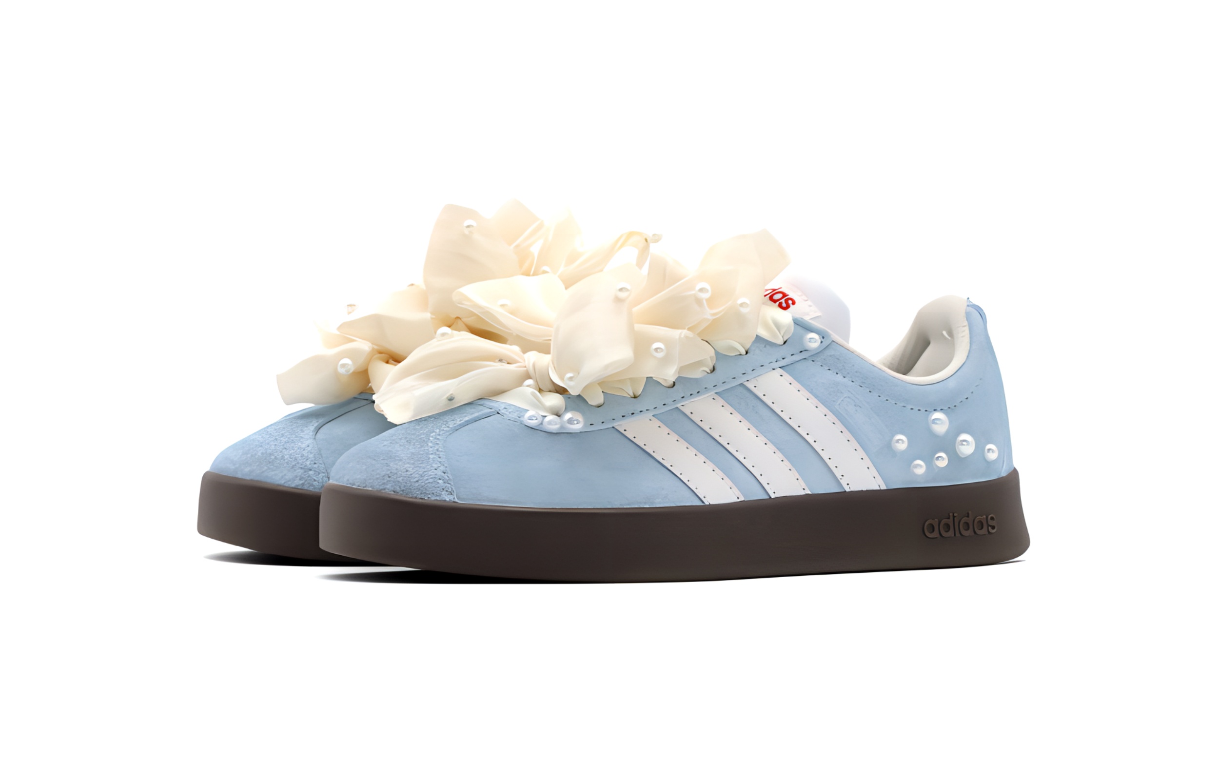 Adidas Neo VL Court Lifestyle Jelly Elf Anti Slip Wear Resistant Low Top Skateboard Shoes Unisex Blue White купить в интернет-магазине Yoocart с быстрой доставкой по России.