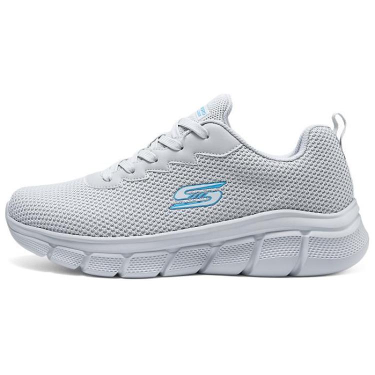 Skechers Cushioning Breathable Low-Top Running Shoes Men's White